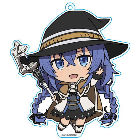 【再販】『無職転生 ~異世界行ったら本気だす~』ぷにこれ!キーホルダー (スタンド付) ロキシー・ミグルディア ver.2